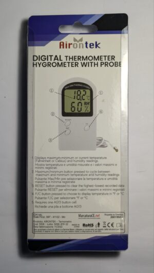 Perfetto termoigrometro con sonda - Umidità: 20% - 99% - Temperatura: 10 °C - 50°C - immagine 3